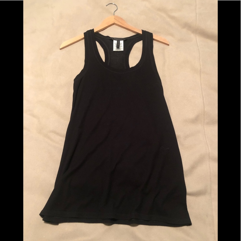 BCBGMAXAZRIA Black Racerback Tank